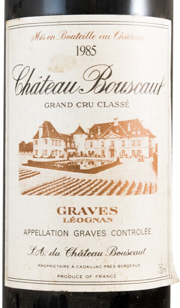 1985 Château Bouscaut Pessac-Léognan tinto
