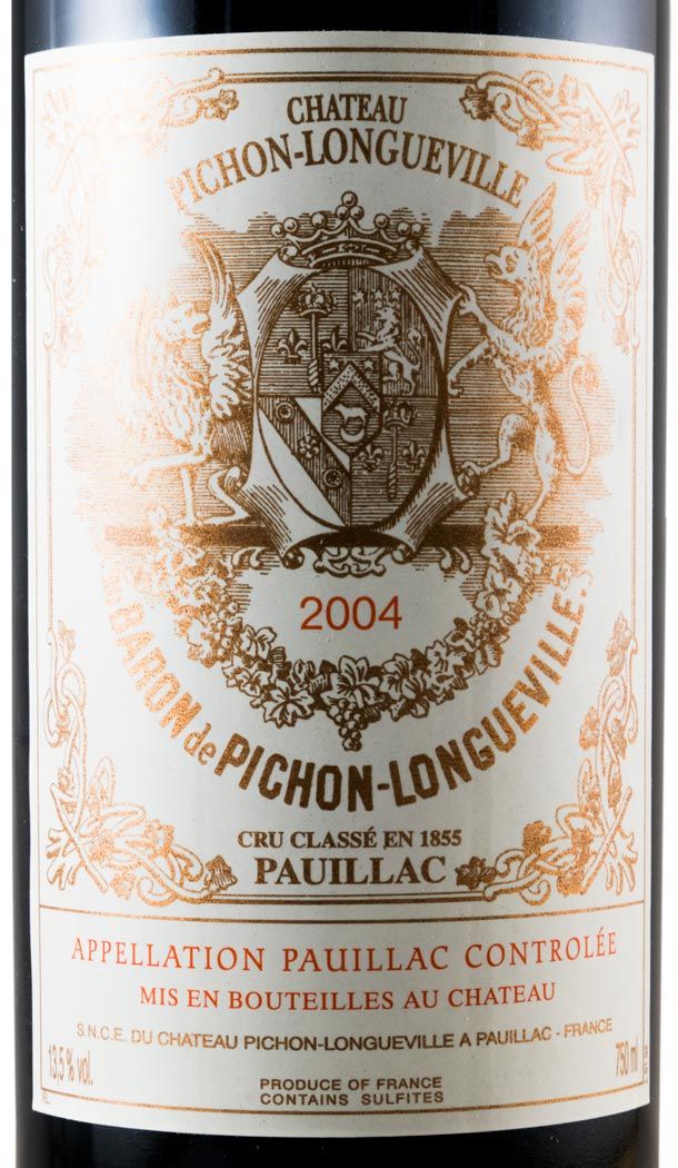 2004 Château Pichon-Longueville au Baron de Pichon-Longueville Pauillac tinto