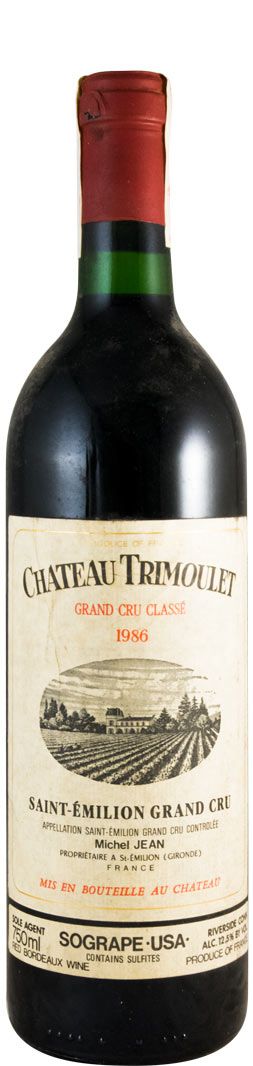 1986 Château Trimoulet Saint-Émilion tinto