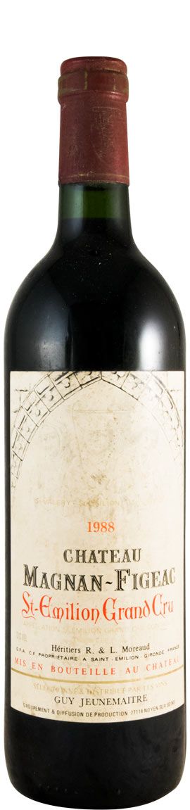 1988 Château Magnan-Figeac Saint-Émilion tinto