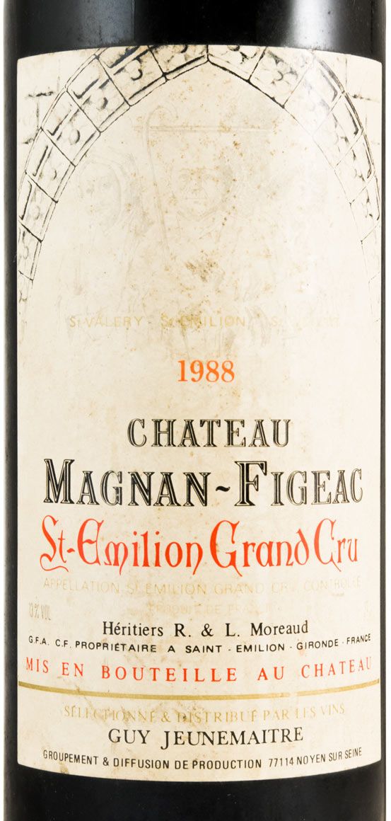 1988 Château Magnan-Figeac Saint-Émilion tinto