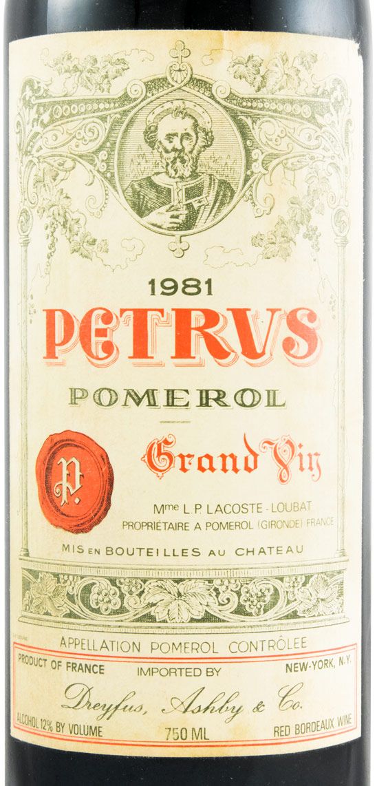 1981 Petrus tinto