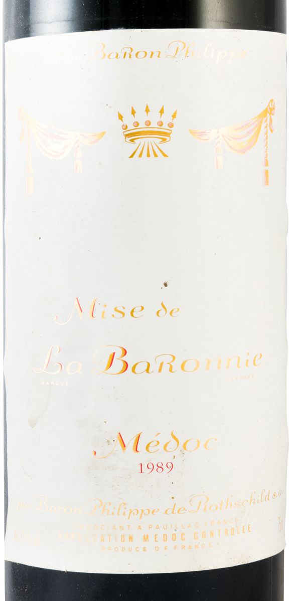 1989 Baron Philippe Rotschild tinto