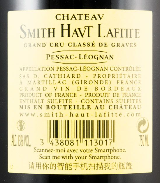 2013 Château Smith Haut Lafitte Pessac-Léognan tinto