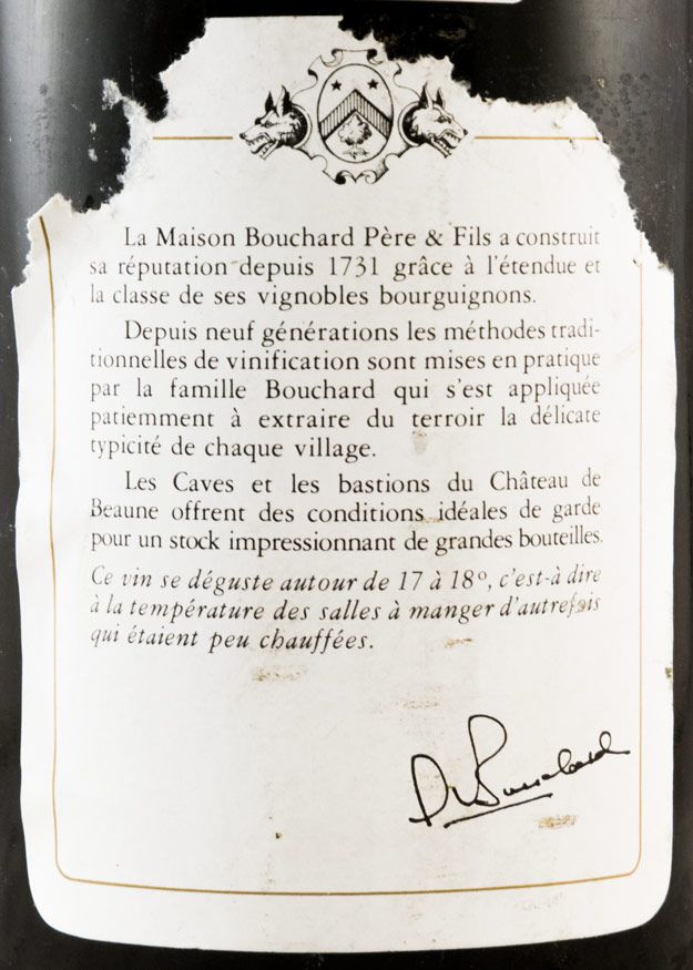 1986 Bouchard Père et Fils Grand Cru Échézeaux tinto