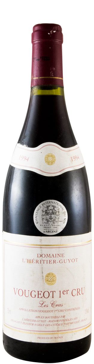 1994 Heritier-Guyot Vougeot les Cras red