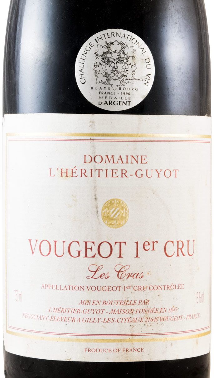 1994 Heritier-Guyot Vougeot les Cras red