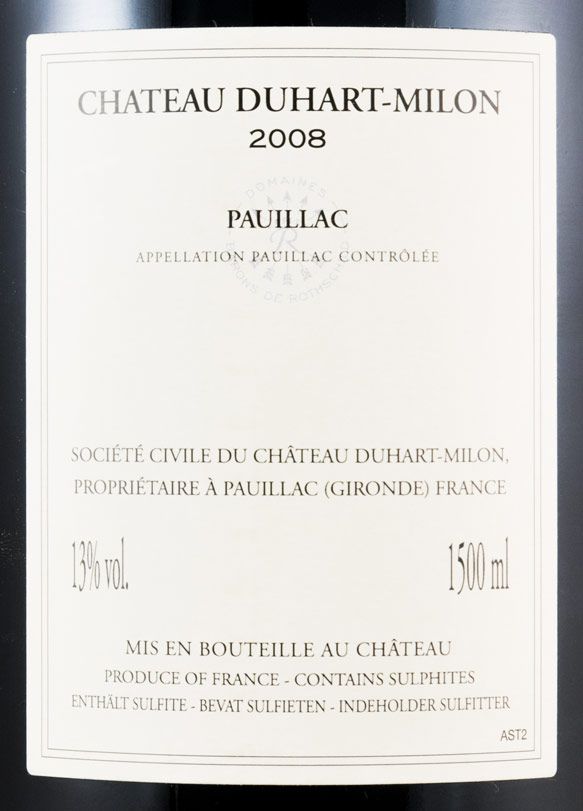 2008 Château Duhart-Milon Pauillac tinto 1,5L