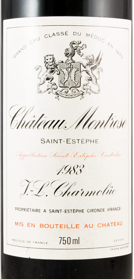1983 Château Montrose Saint-Estèphe tinto