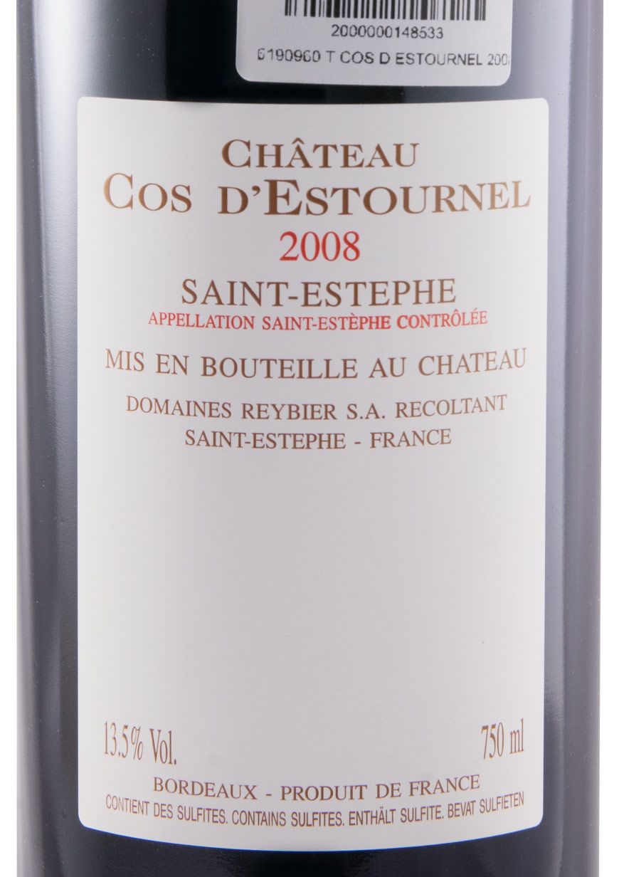 2008 Château Cos D'Estournel Saint-Estèphe tinto