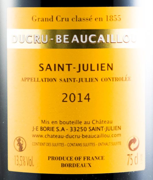 2014 Château Ducru-Beaucaillou Saint-Julien tinto