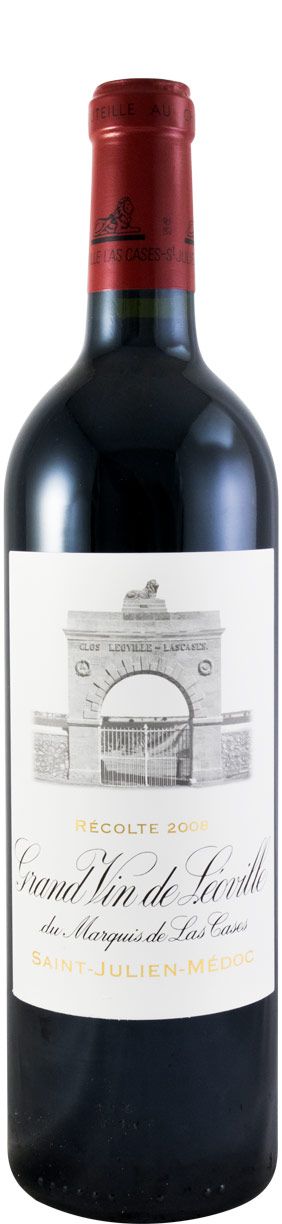 2008 Château Léoville Marquis de Las Cases Saint-Julien red