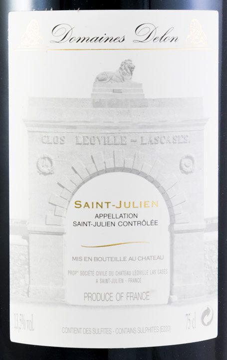 2008 Château Léoville Marquis de Las Cases Saint-Julien red