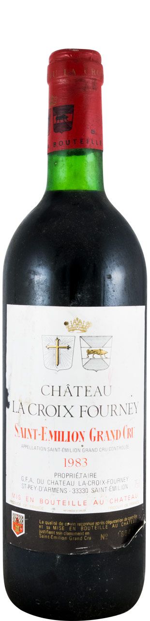 1983 Château La Croix Fourney Saint-Émilion red