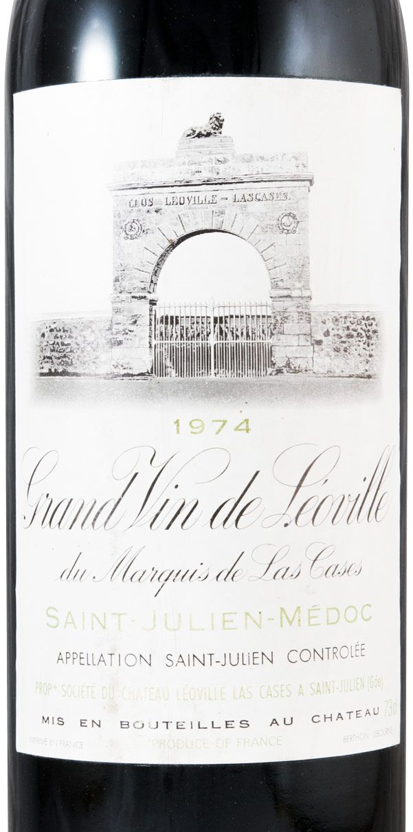 1974 Château Leoville Marquis de Las Cases Saint-Julien tinto