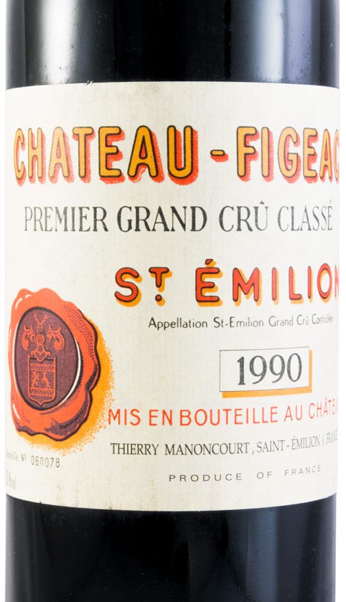 1990 Château-Figeac Saint-Émilion red