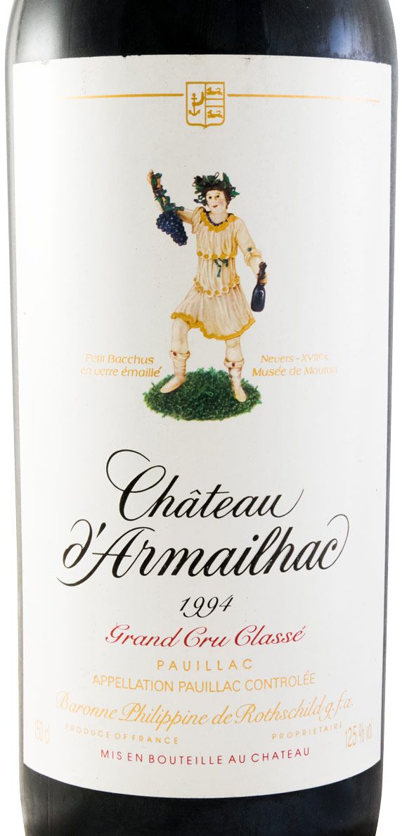 1994 Château d'Armailhac Baron Philippe de Rothschild Pauillac tinto 1,5L