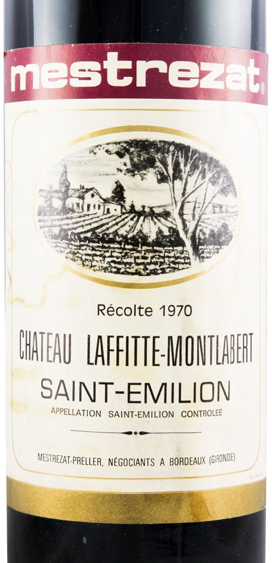 1970 Château Lafitte-Montalbert Saint-Émilion red