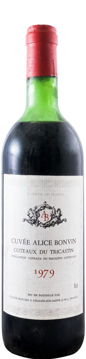 1979 Alice Bonvin Cuvée Coteaux du Tricastin tinto