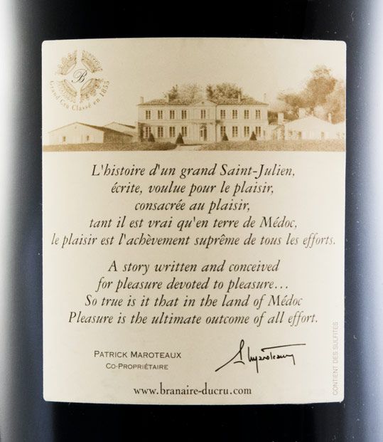 2005 Château Branaire-Ducru Saint-Julien red 1.5L