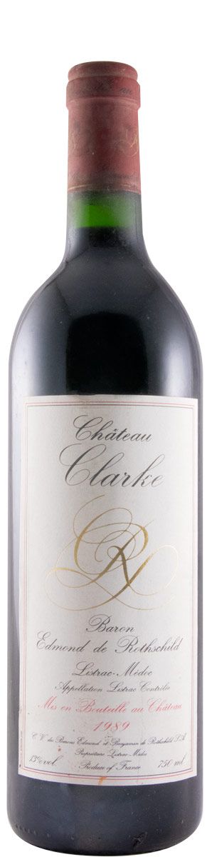 1989 Château Clarke Baron Edmond de Rothschild Listrac-Médoc red
