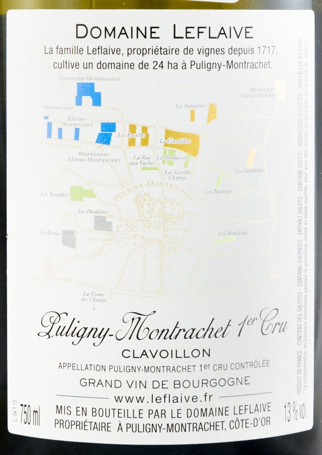 2015 Domaine Leflaive Clavoillon Puligny-Montrachet branco