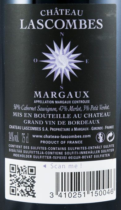 2015 Château Lascombes Margaux tinto