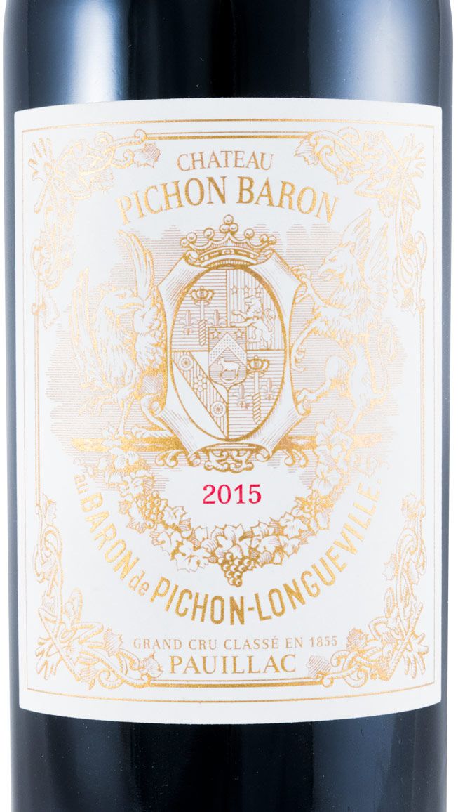 2015 Château Pichon Baron au Baron de Pichon-Longueville Pauillac tinto
