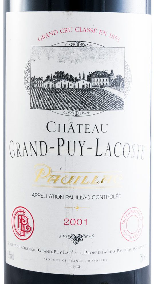 2001 Château Grand-Puy-Lacoste Pauillac tinto