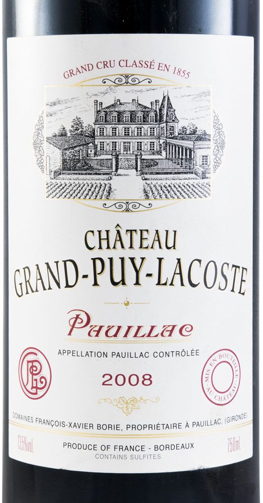 2008 Château Grand-Puy-Lacoste Pauillac tinto