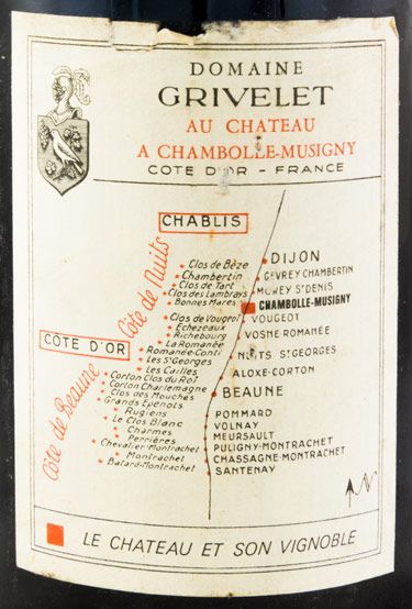1976 Domaine Grivelet Les Amoureuses Chambolle-Musigny tinto