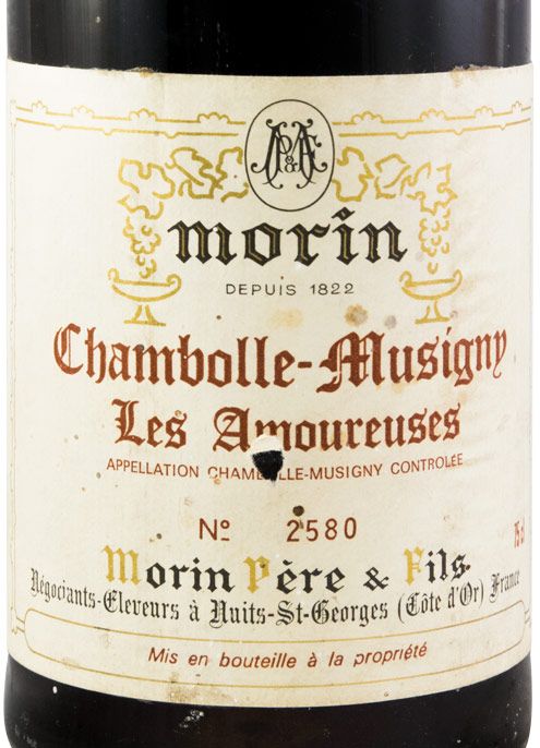 1980 Morin Père & Fils Les Amoureuses Chambolle-Musigny tinto