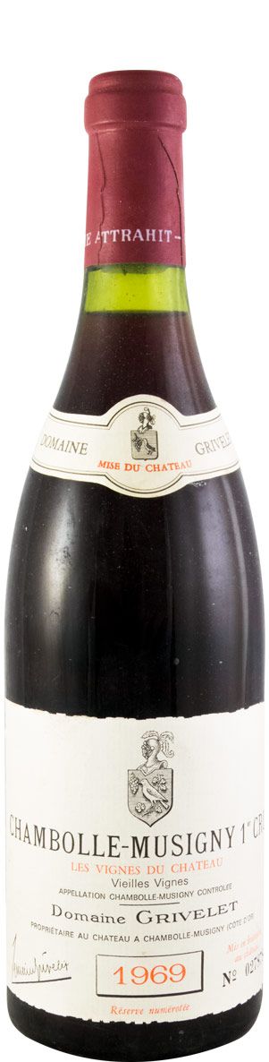 1969 Domaine Grivelet Chambolle-Musigny tinto (cápsula vermelha)
