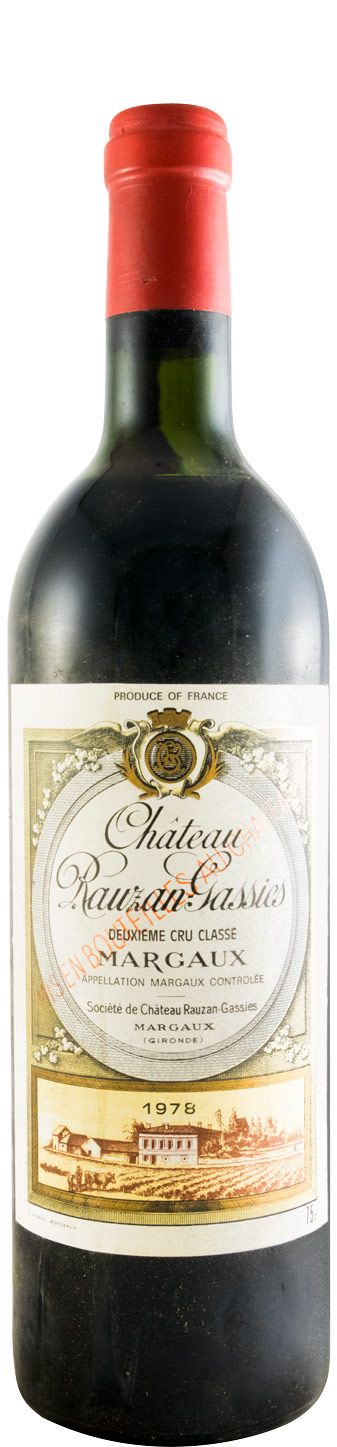 1978 Château Rauzan-Gassies Margaux tinto
