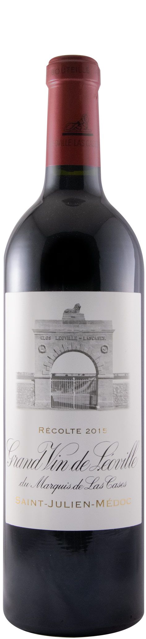 2015 Château Léoville Marquis de Las Cases Saint-Julien red