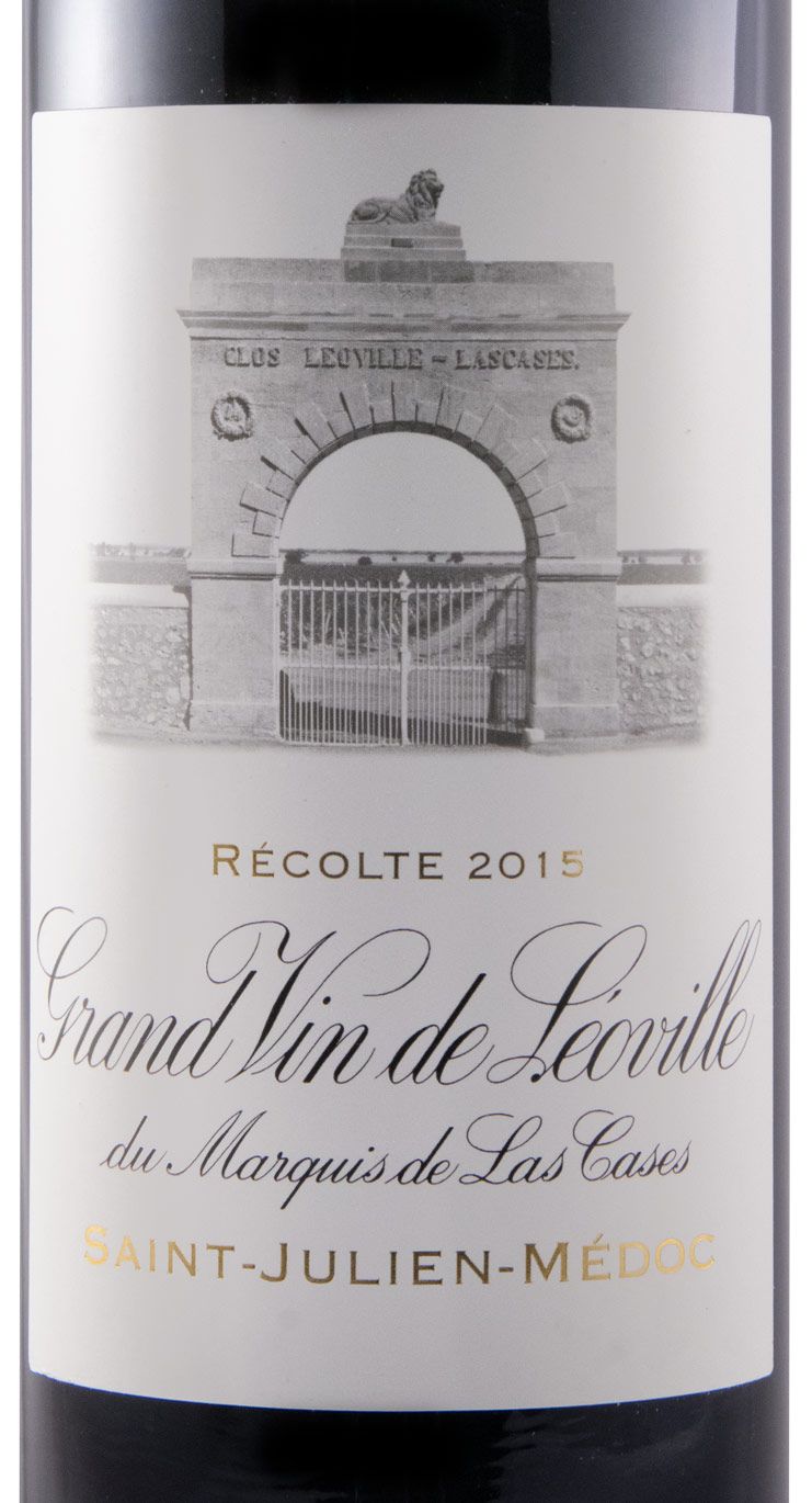 2015 Château Léoville Marquis de Las Cases Saint-Julien red