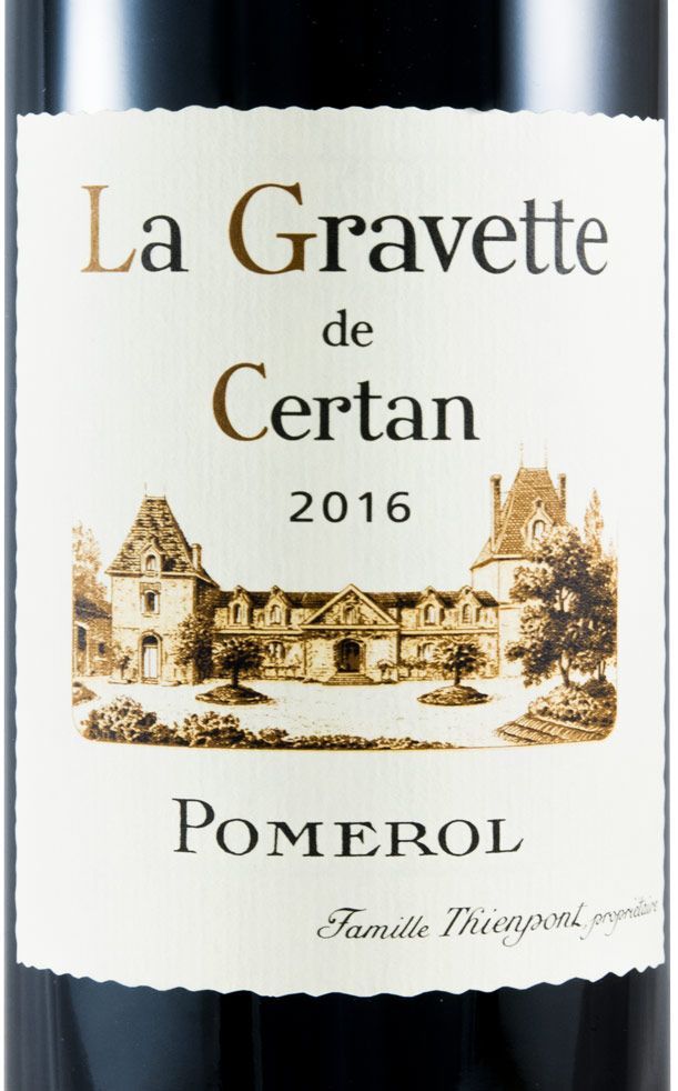 2016 Vieux Château Certan La Gravette de Certan Pomerol red