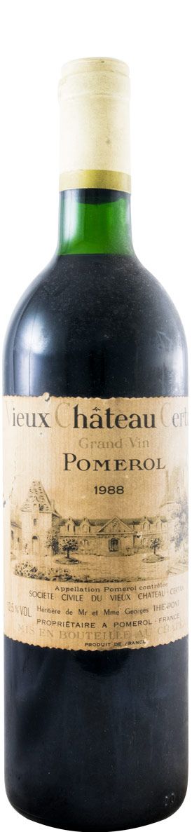 1988 Vieux Château Certan Pomerol tinto
