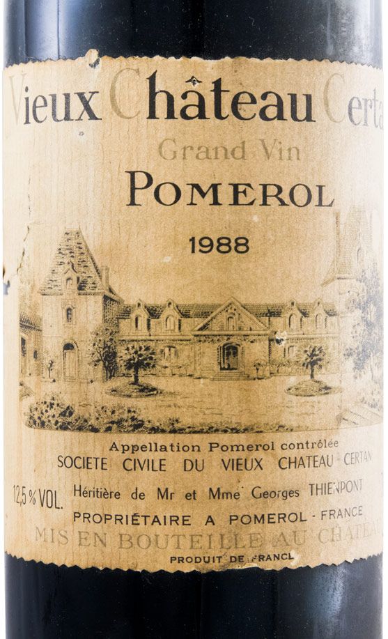 1988 Vieux Château Certan Pomerol tinto