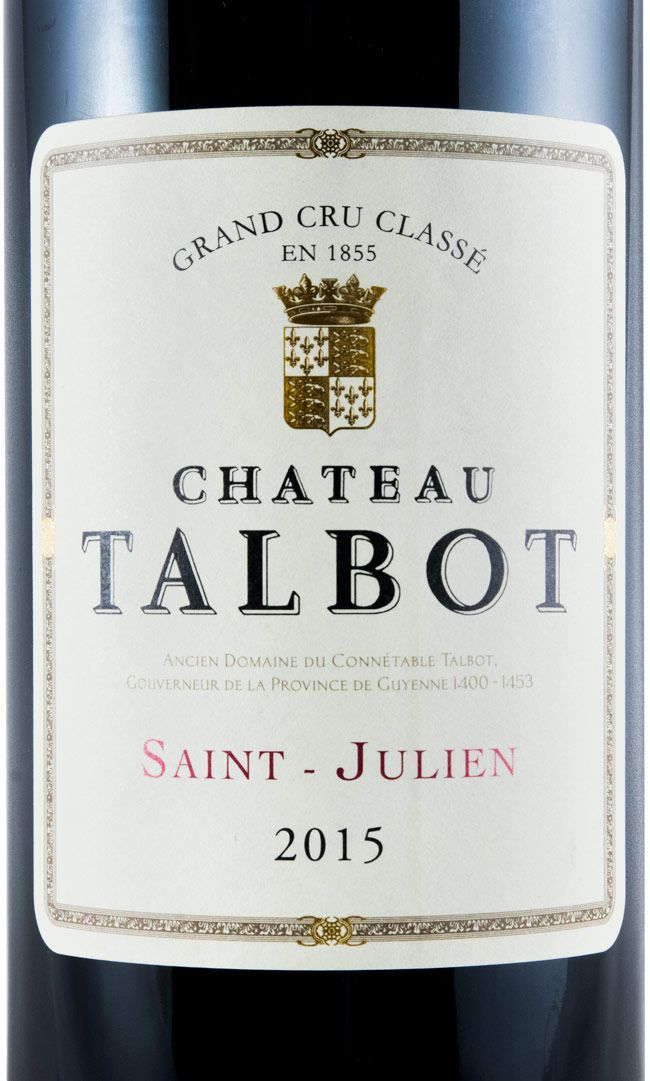 2015 Château Talbot Saint-Julien tinto 1,5L