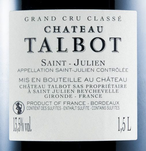 2015 Château Talbot Saint-Julien tinto 1,5L