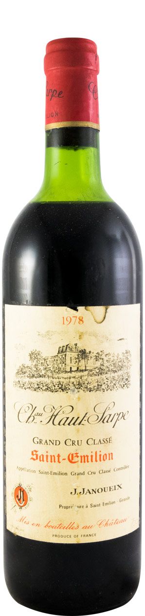 1978 Château Haut Sarpe Joseph Janoueix Saint-Émilion tinto