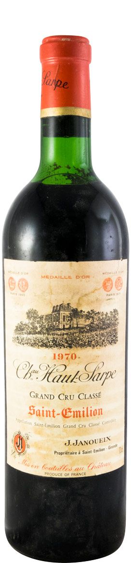 1970 Château Haut Sarpe Joseph Janoueix Saint-Émilion red