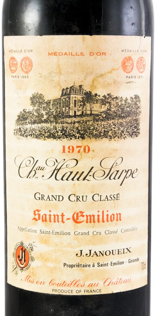1970 Château Haut Sarpe Joseph Janoueix Saint-Émilion red