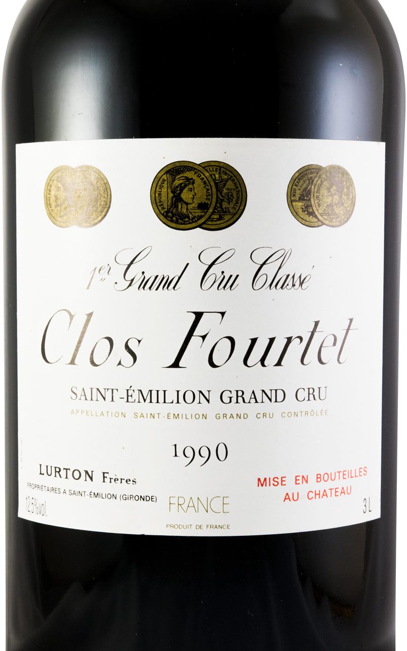 1990 Château Clos Fourtet Saint-Émilion red 3L