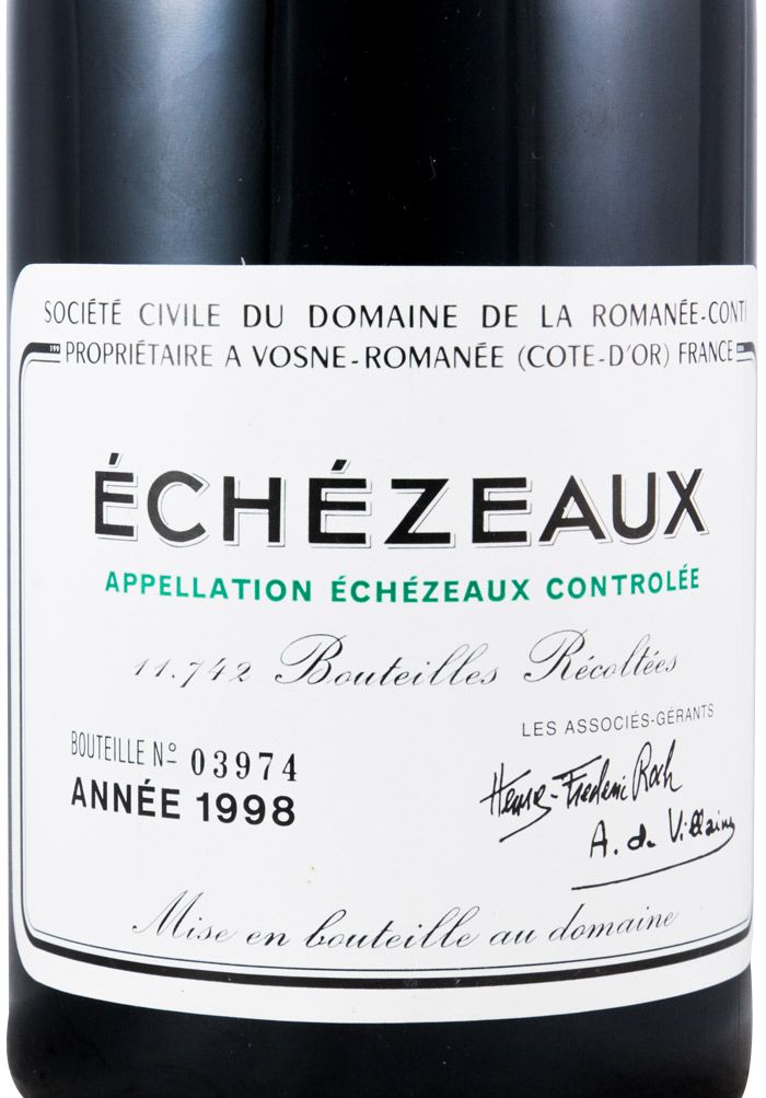 1998 Domaine de la Romanée-Conti Grand Cru Échézeaux red