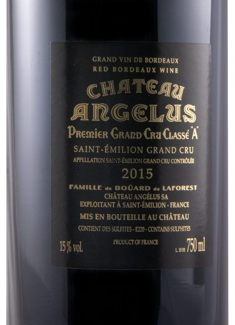 2015 Château Angelus Saint-Émilion tinto