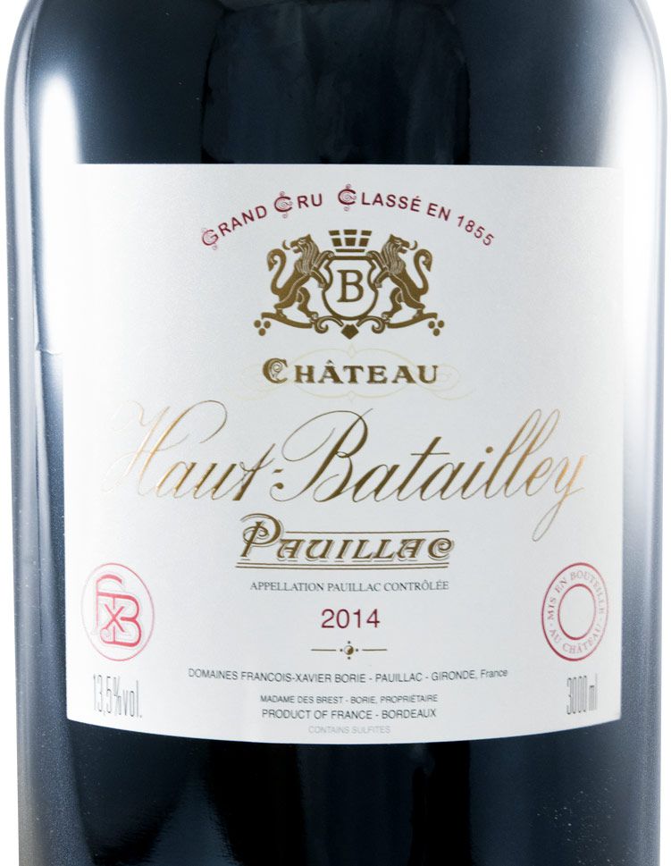 2014 Château Haut-Batailley Pauillac tinto 3L