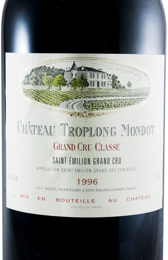 1996 Château Troplong Mondot Saint-Émilion tinto 3L