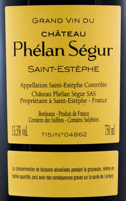 2015 Château Phélan Ségur Saint-Estèphe tinto